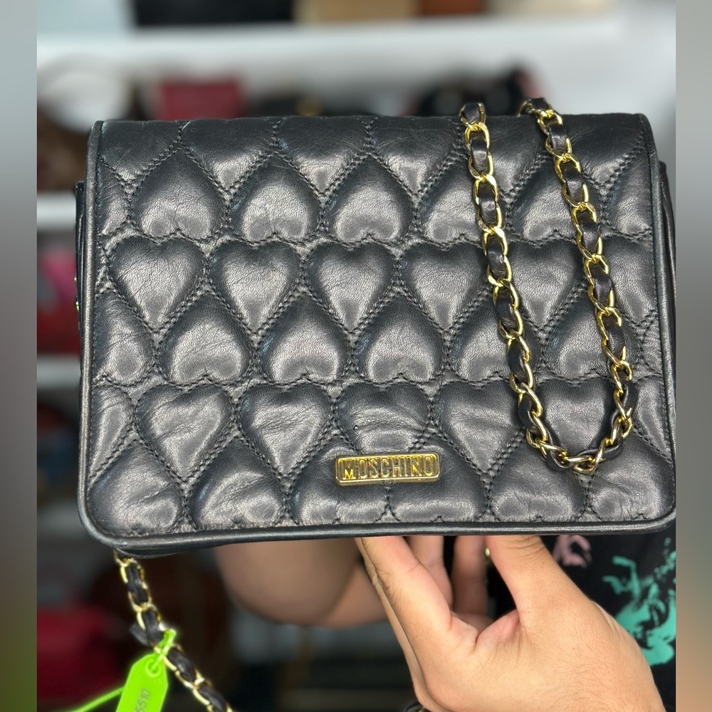 Moschino Quilted Flap Bag